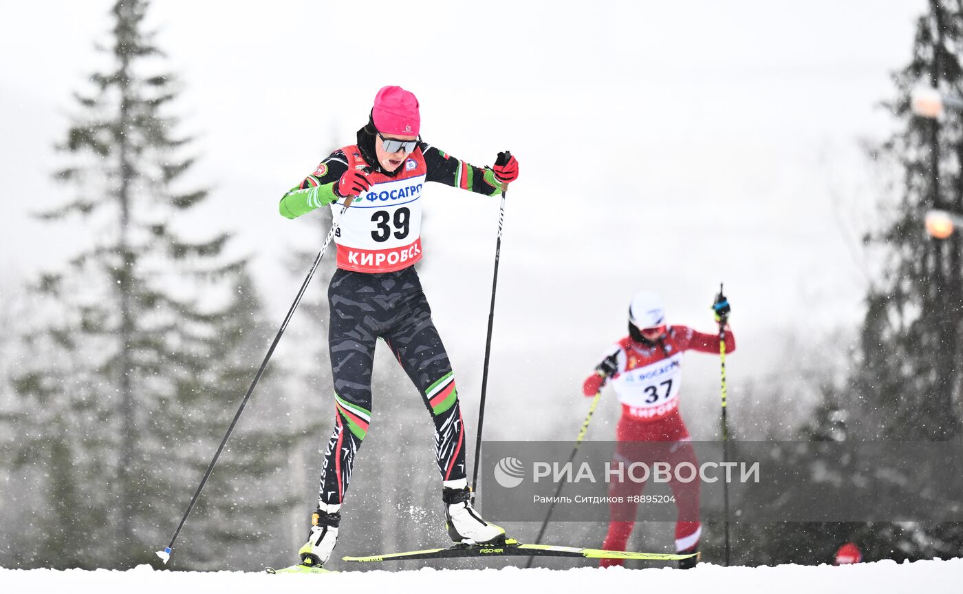 Лыжные гонки. Финал Кубка России. Женщины. Свободный стиль
