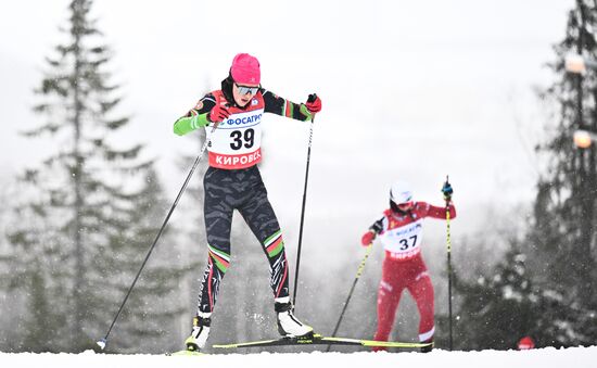 Лыжные гонки. Финал Кубка России. Женщины. Свободный стиль