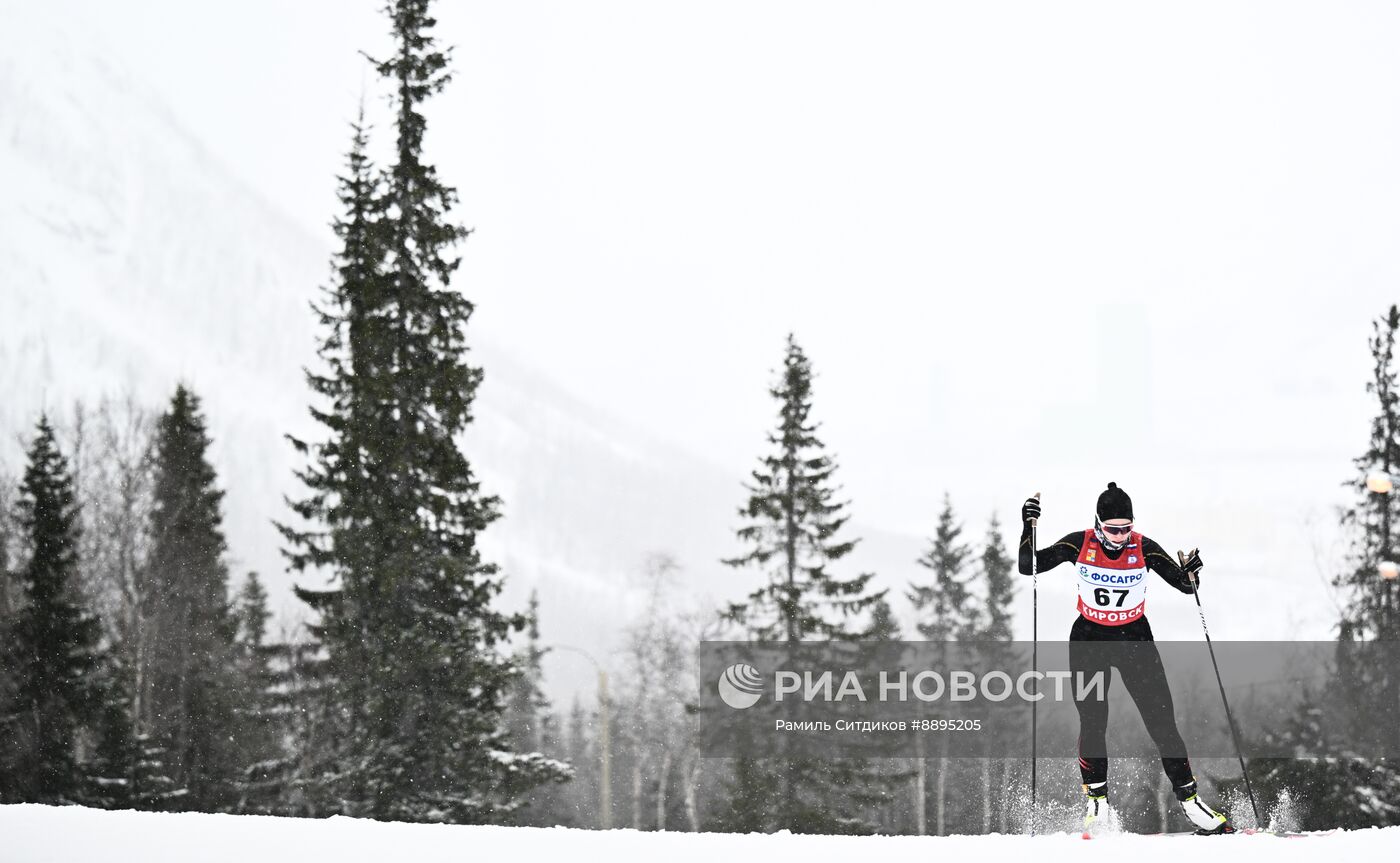 Лыжные гонки. Финал Кубка России. Женщины. Свободный стиль