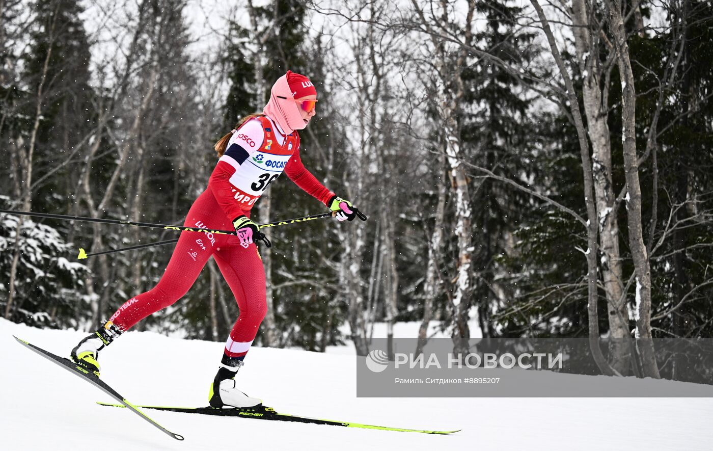 Лыжные гонки. Финал Кубка России. Женщины. Свободный стиль