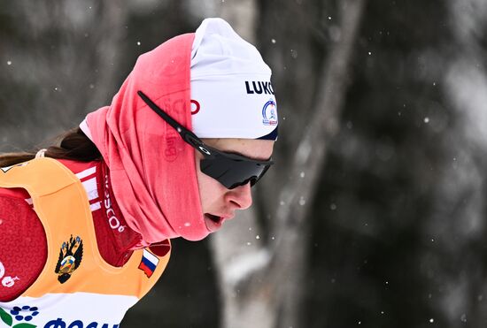 Лыжные гонки. Финал Кубка России. Женщины. Свободный стиль