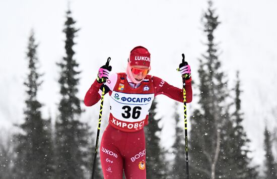 Лыжные гонки. Финал Кубка России. Женщины. Свободный стиль