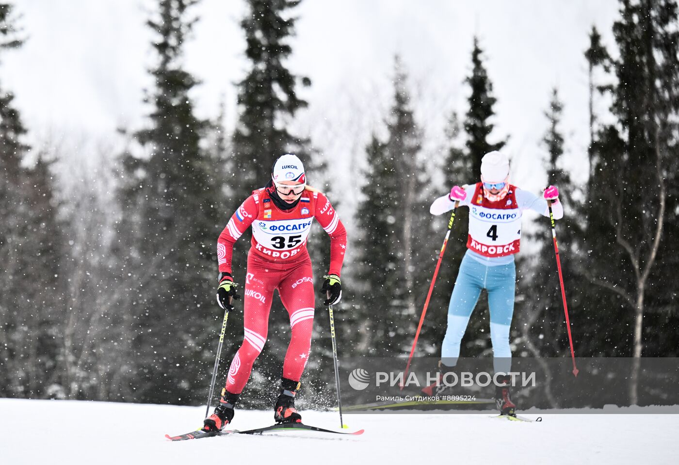 Лыжные гонки. Финал Кубка России. Женщины. Свободный стиль