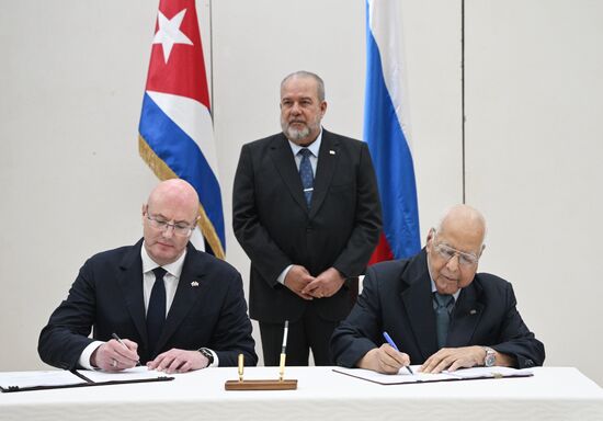 Визит заместителя председателя правительства РФ Д. Чернышенко на Кубу