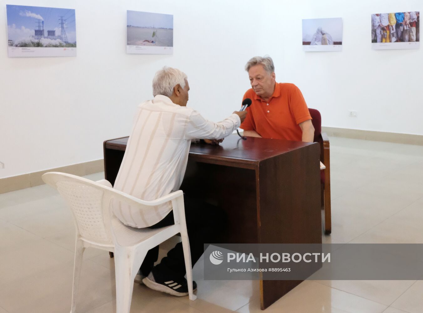 Открытие в Нью-Дели выставки Международного конкурса фотожурналистики имени А. Стенина