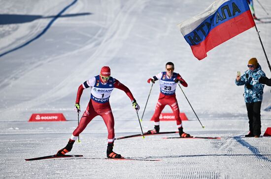 Лыжные гонки. Финал Кубка России. Мужчины. Масс-старт. Свободный стиль