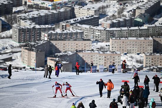 Лыжные гонки. Финал Кубка России. Мужчины. Масс-старт. Свободный стиль