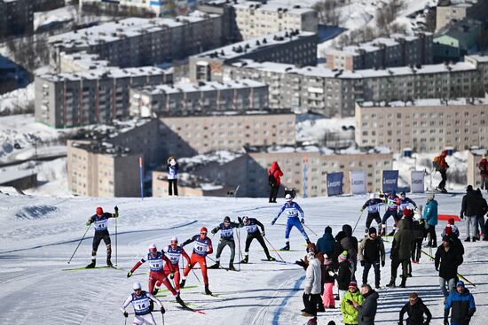 Лыжные гонки. Финал Кубка России. Мужчины. Масс-старт. Свободный стиль