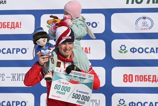 Лыжные гонки. Финал Кубка России. Мужчины. Масс-старт. Свободный стиль