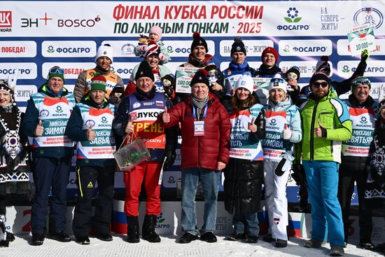 Лыжные гонки. Финал Кубка России. Мужчины. Масс-старт. Свободный стиль