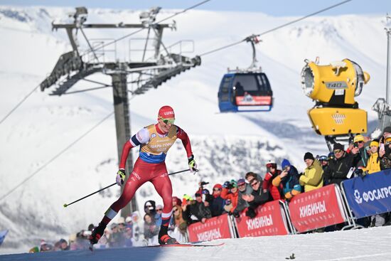 Лыжные гонки. Финал Кубка России. Мужчины. Масс-старт. Свободный стиль