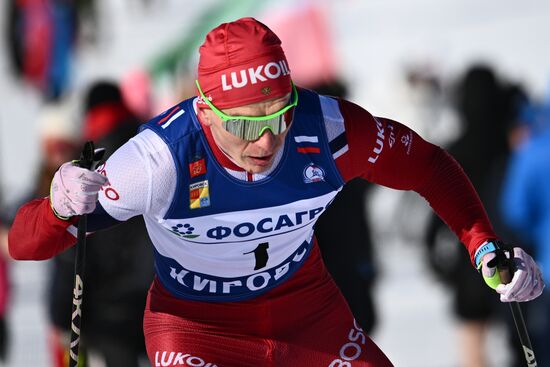 Лыжные гонки. Финал Кубка России. Мужчины. Масс-старт. Свободный стиль