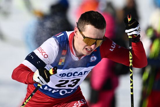 Лыжные гонки. Финал Кубка России. Мужчины. Масс-старт. Свободный стиль