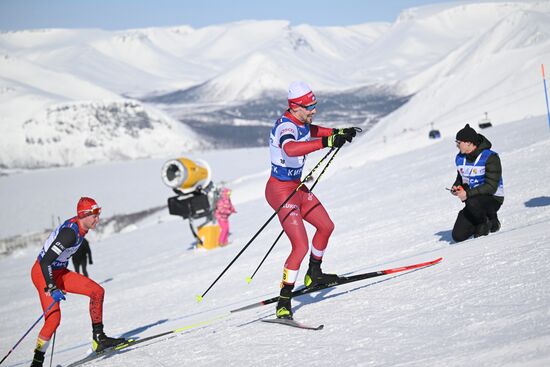 Лыжные гонки. Финал Кубка России. Мужчины. Масс-старт. Свободный стиль