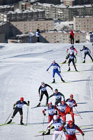 Лыжные гонки. Финал Кубка России. Мужчины. Масс-старт. Свободный стиль