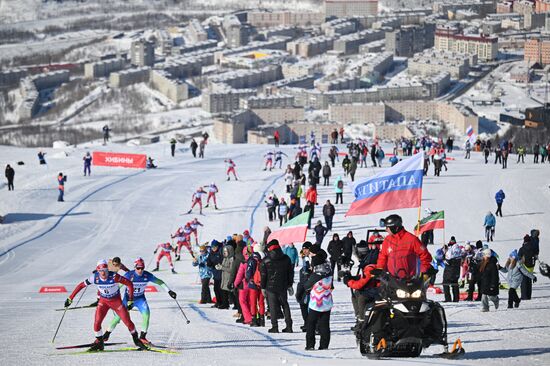 Лыжные гонки. Финал Кубка России. Мужчины. Масс-старт. Свободный стиль
