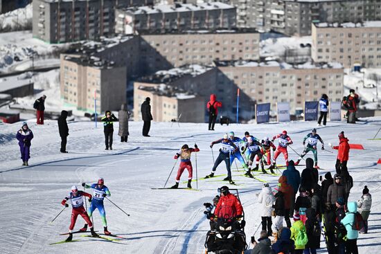 Лыжные гонки. Финал Кубка России. Мужчины. Масс-старт. Свободный стиль