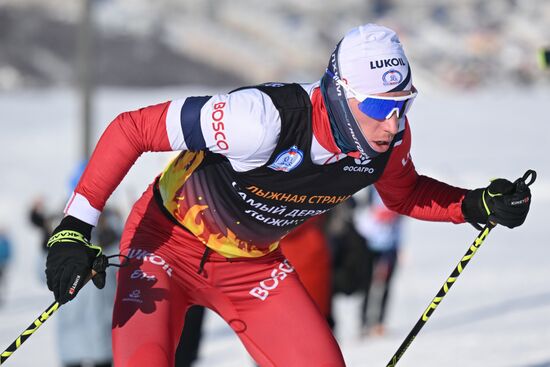 Лыжные гонки. Финал Кубка России. Мужчины. Масс-старт. Свободный стиль