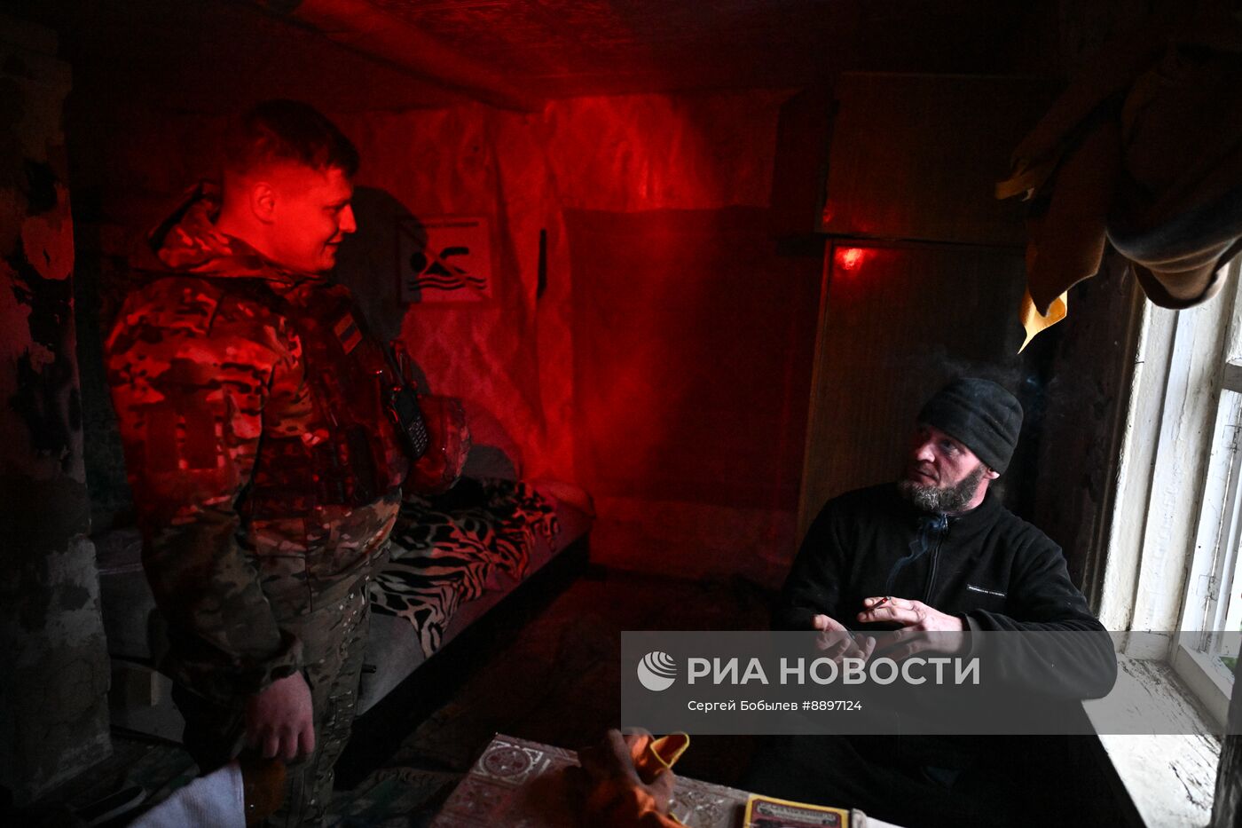 Расчет гаубицы Д-30 спецназа "Ахмат" МО РФ