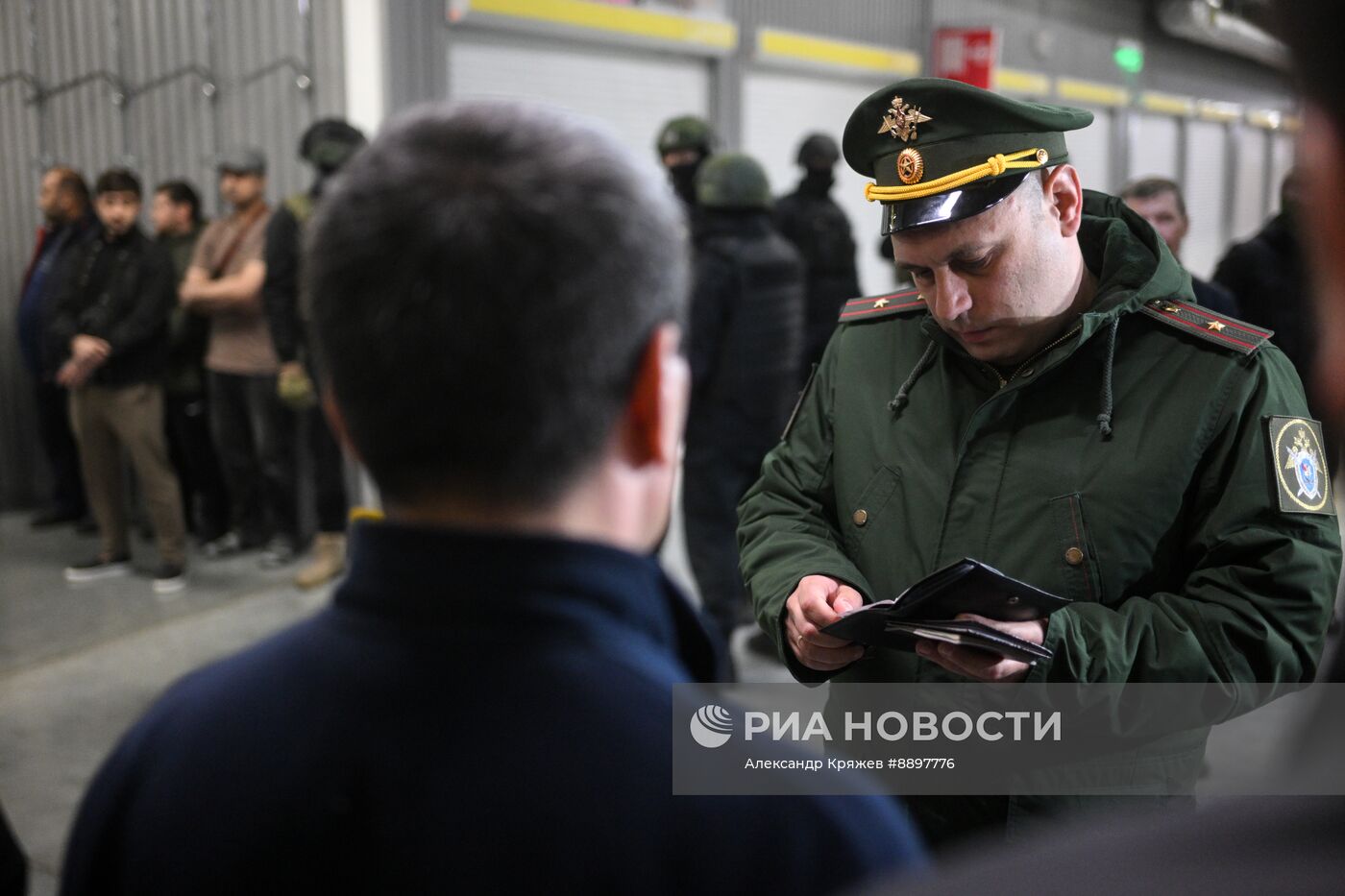 Рейд по проверке документов у мигрантов