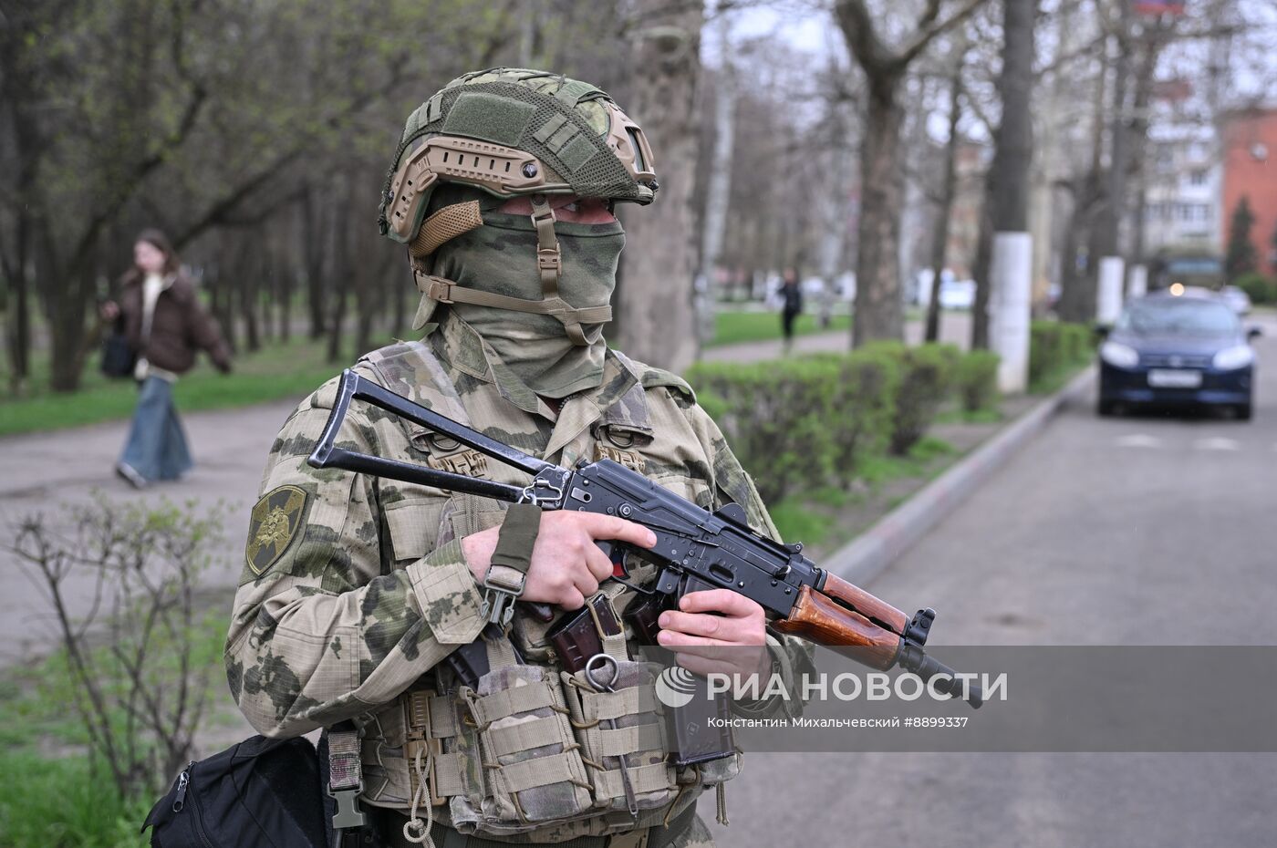 Работа Росгвардии в Запорожской области