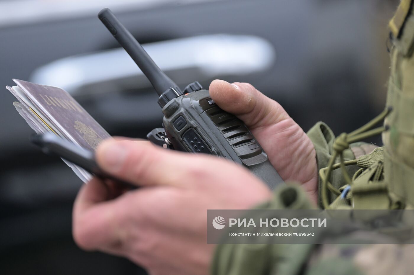 Работа Росгвардии в Запорожской области