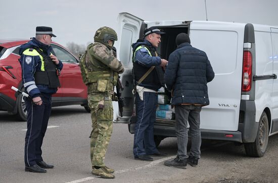 Работа Росгвардии в Запорожской области