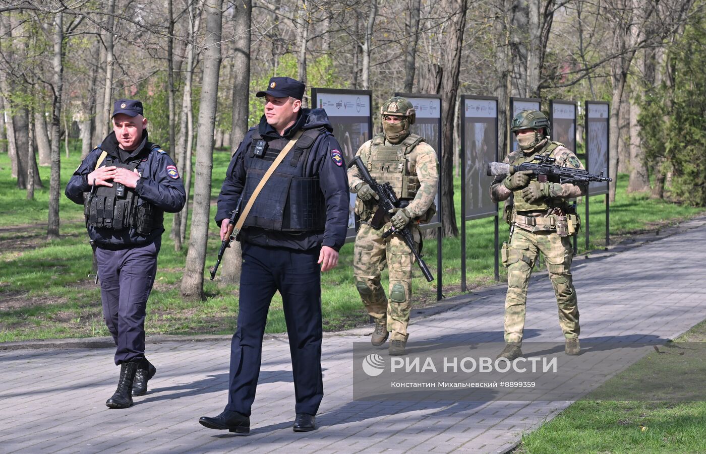 Работа Росгвардии в Запорожской области