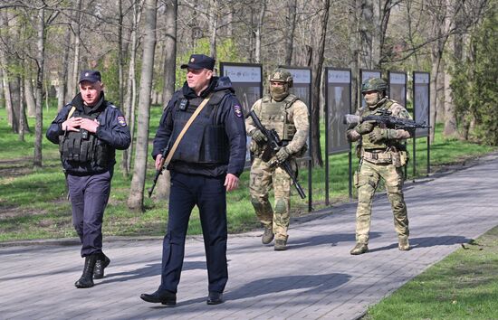 Работа Росгвардии в Запорожской области