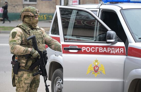 Работа Росгвардии в Запорожской области