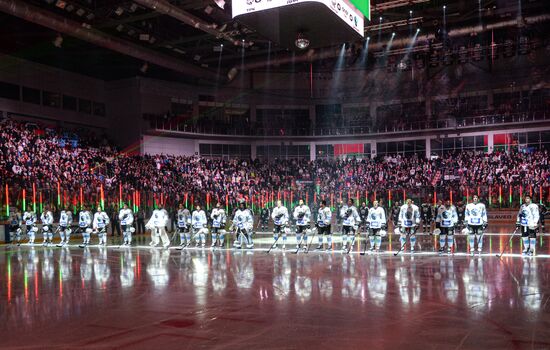 Хоккей. КХЛ. Матч "Трактор" - "Динамо Мн"