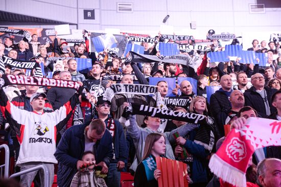 Хоккей. КХЛ. Матч "Трактор" - "Динамо Мн"