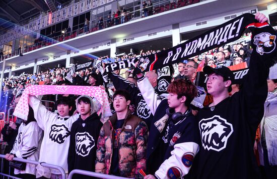 Хоккей. КХЛ. Матч "Трактор" - "Динамо Мн"