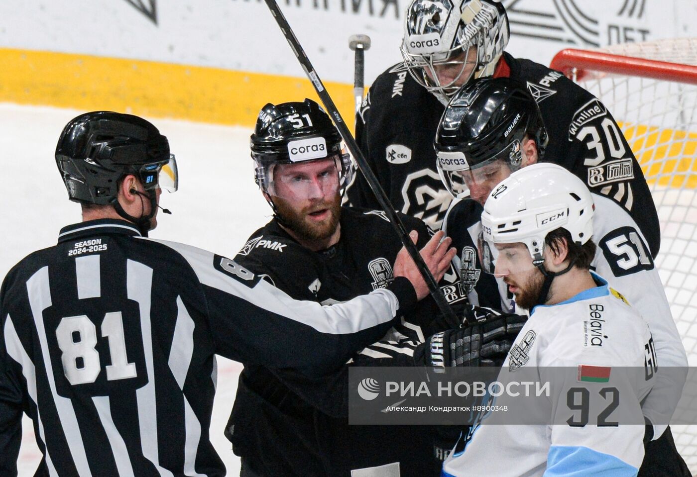 Хоккей. КХЛ. Матч "Трактор" - "Динамо Мн"