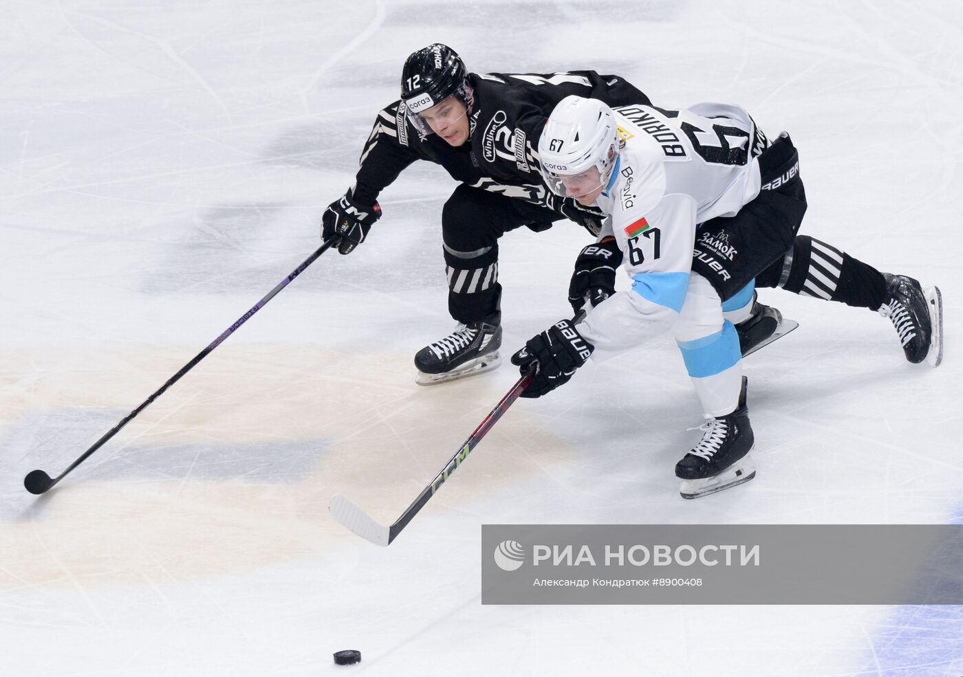 Хоккей. КХЛ. Матч "Трактор" - "Динамо Мн"