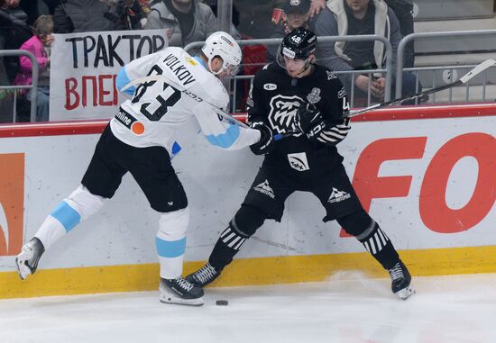 Хоккей. КХЛ. Матч "Трактор" - "Динамо Мн"