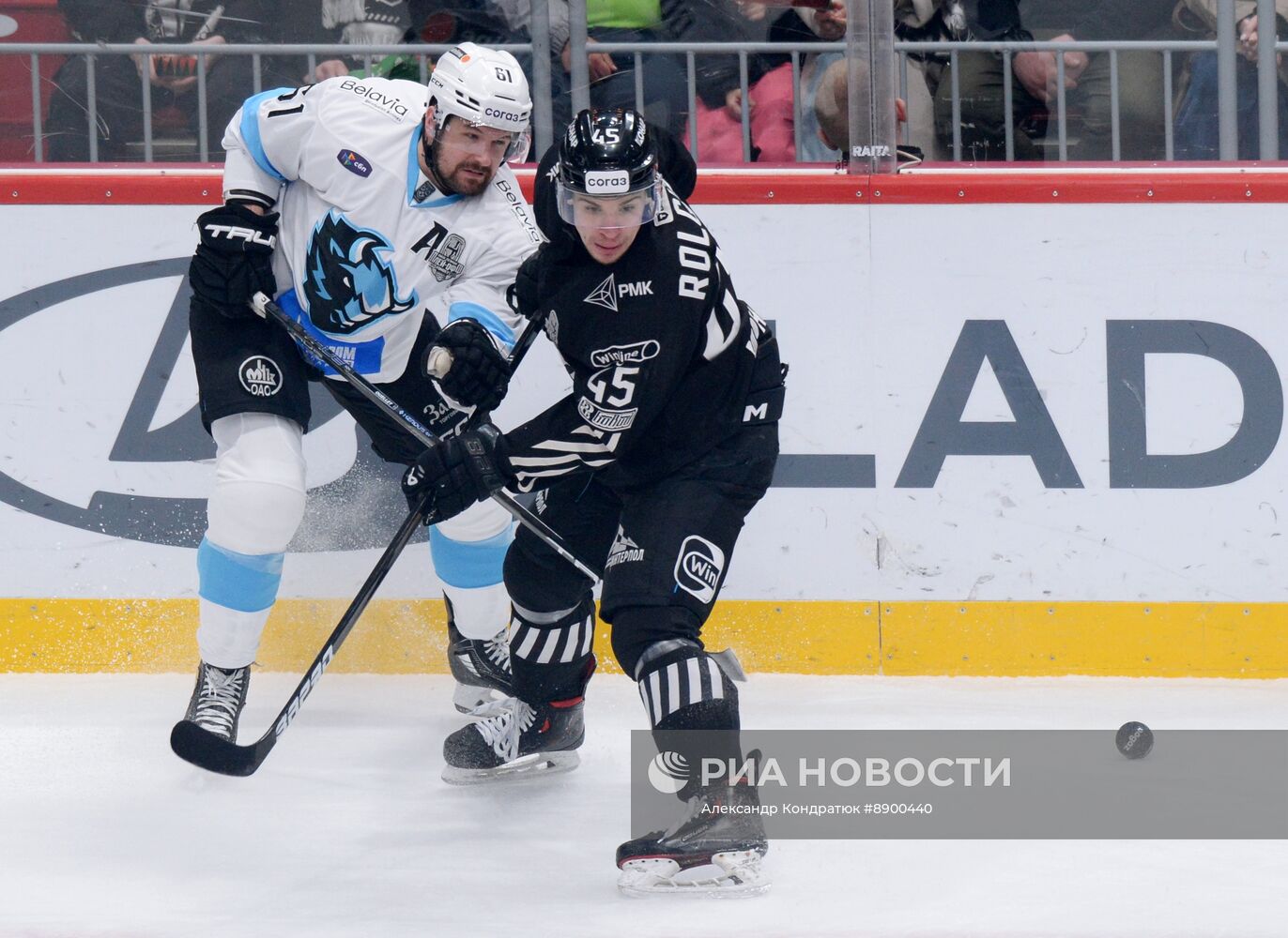 Хоккей. КХЛ. Матч "Трактор" - "Динамо Мн"