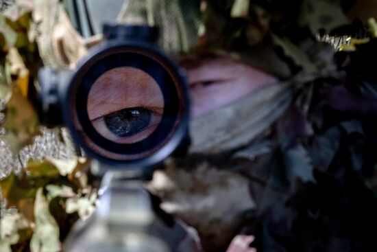 Тренировочные занятия снайперов ВДВ