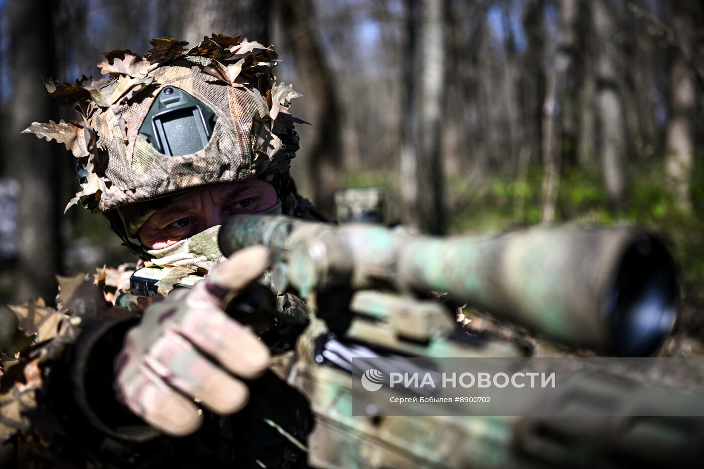 Тренировочные занятия снайперов ВДВ
