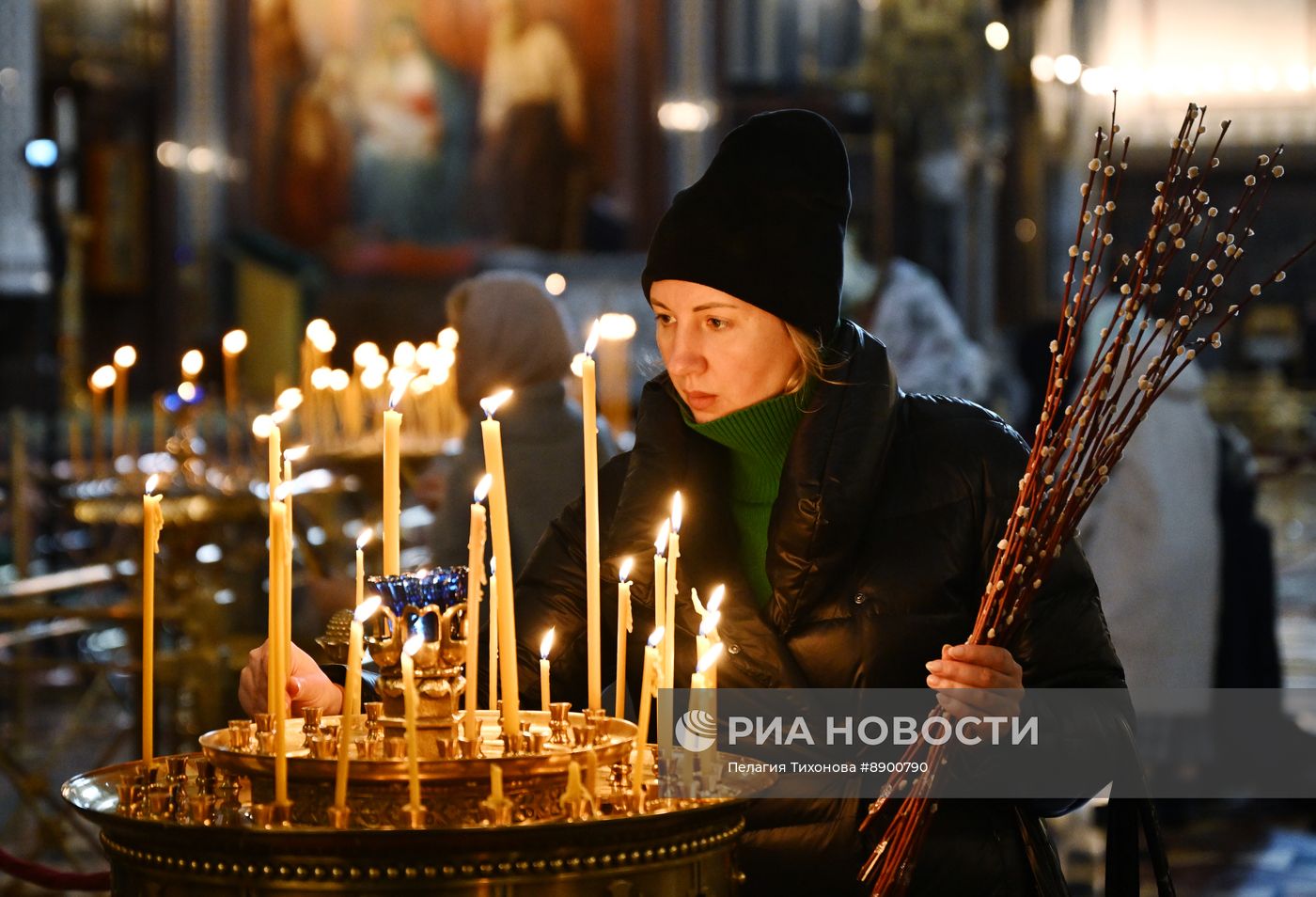 Празднование Вербного воскресенья