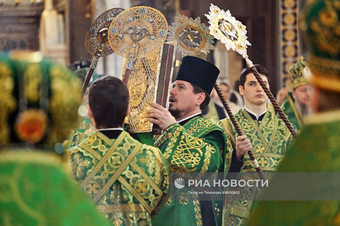Празднование Вербного воскресенья