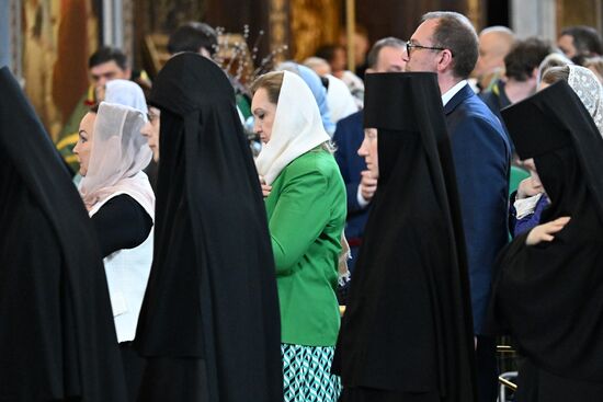 Празднование Вербного воскресенья