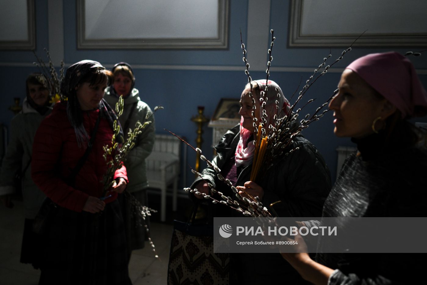 Празднование Вербного воскресенья