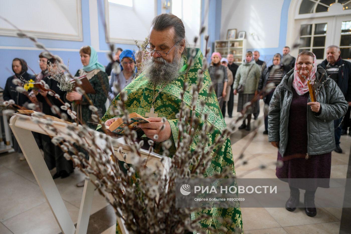Празднование Вербного воскресенья