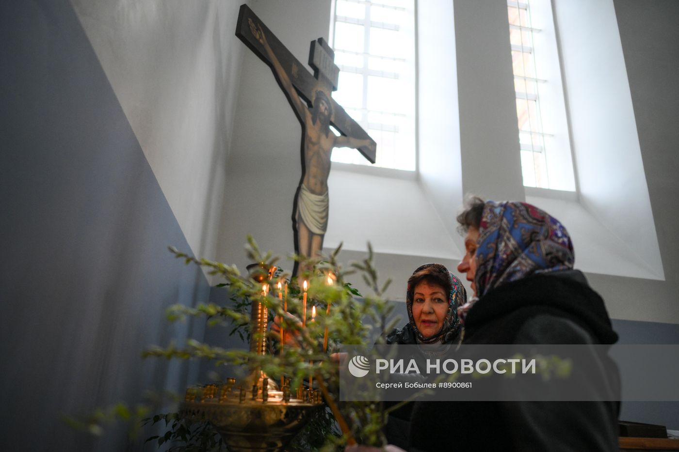Празднование Вербного воскресенья