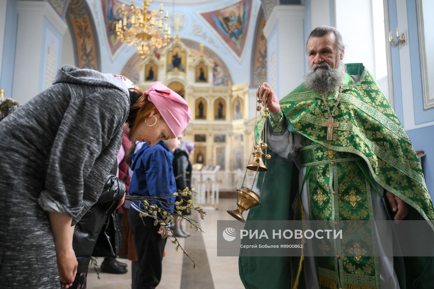 Празднование Вербного воскресенья