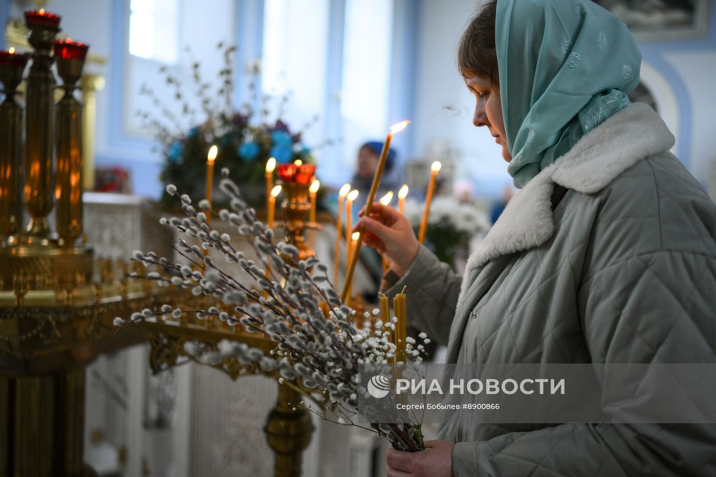 Празднование Вербного воскресенья