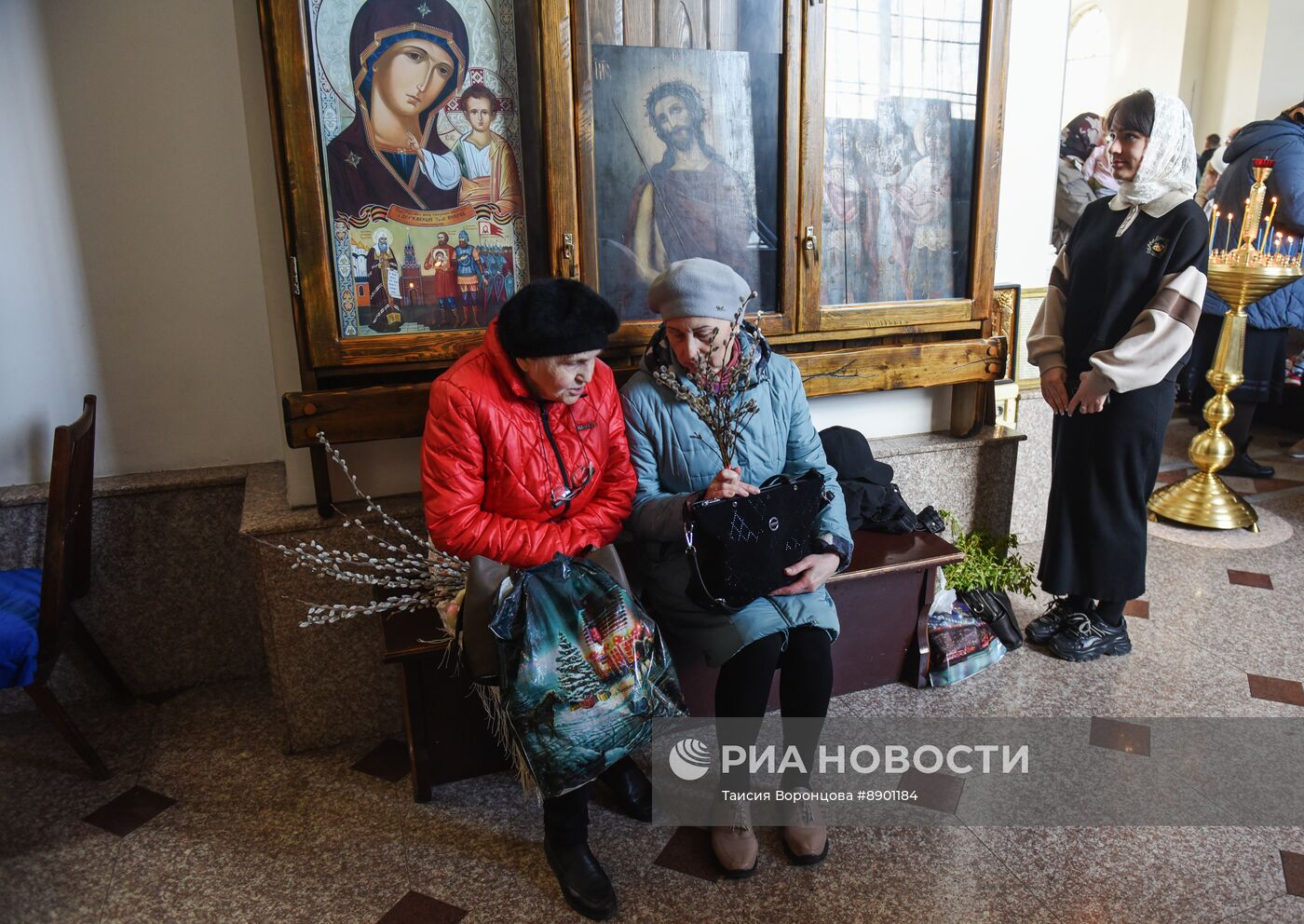 Празднование Вербного воскресенья