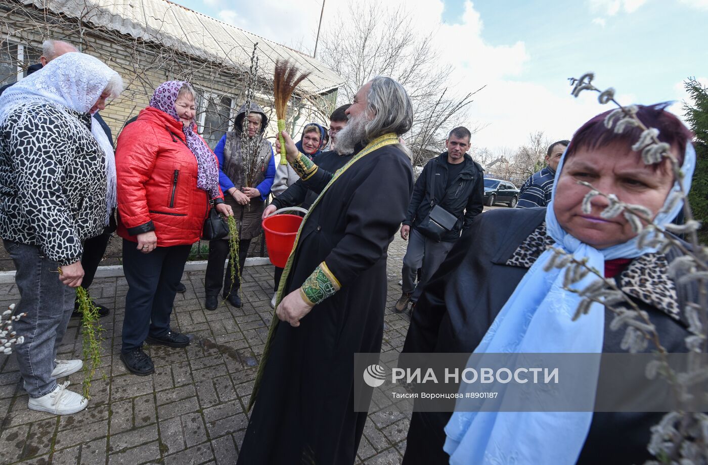 Празднование Вербного воскресенья