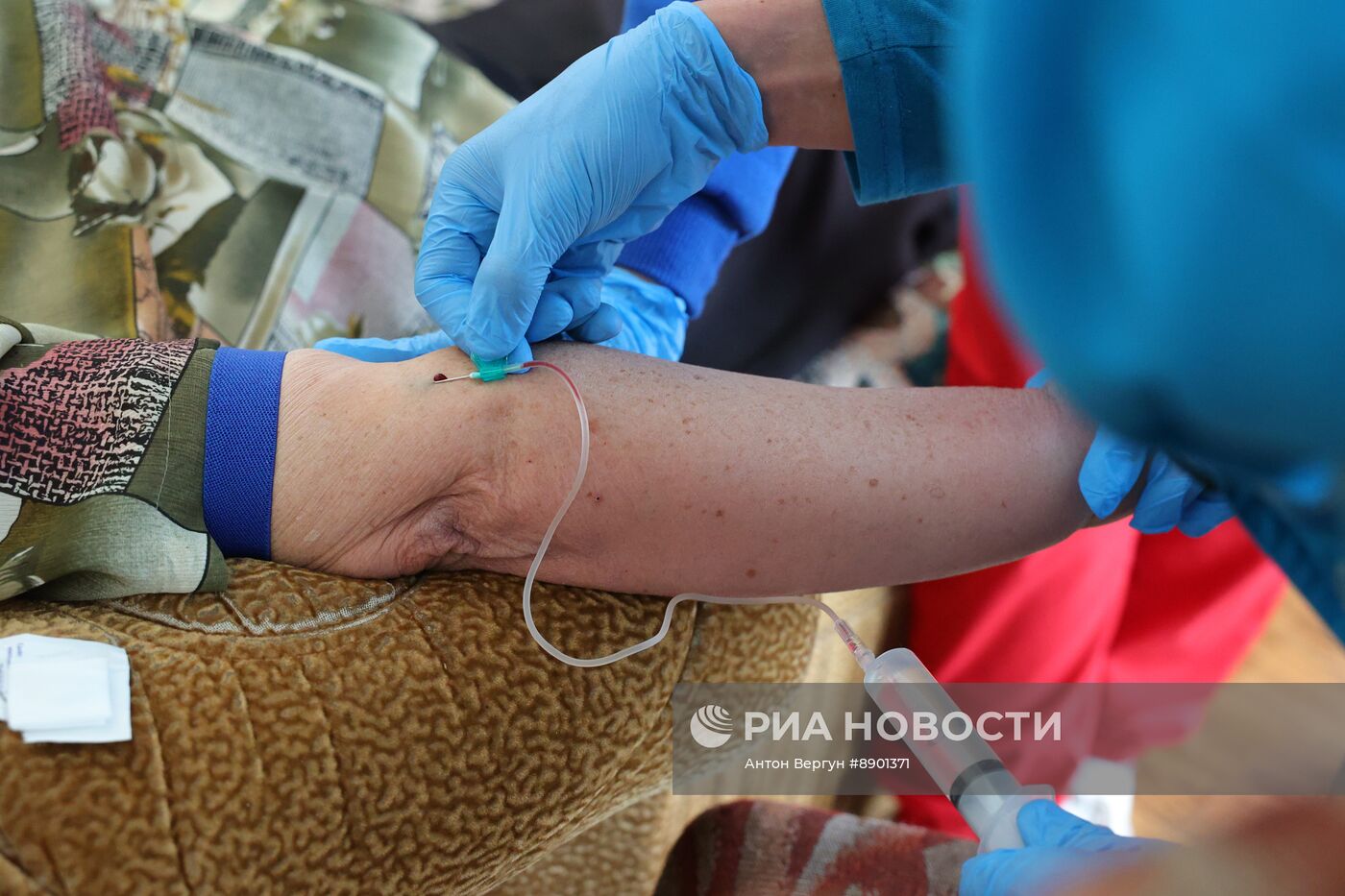 Работа скорой помощи в приграничном Шебекино 